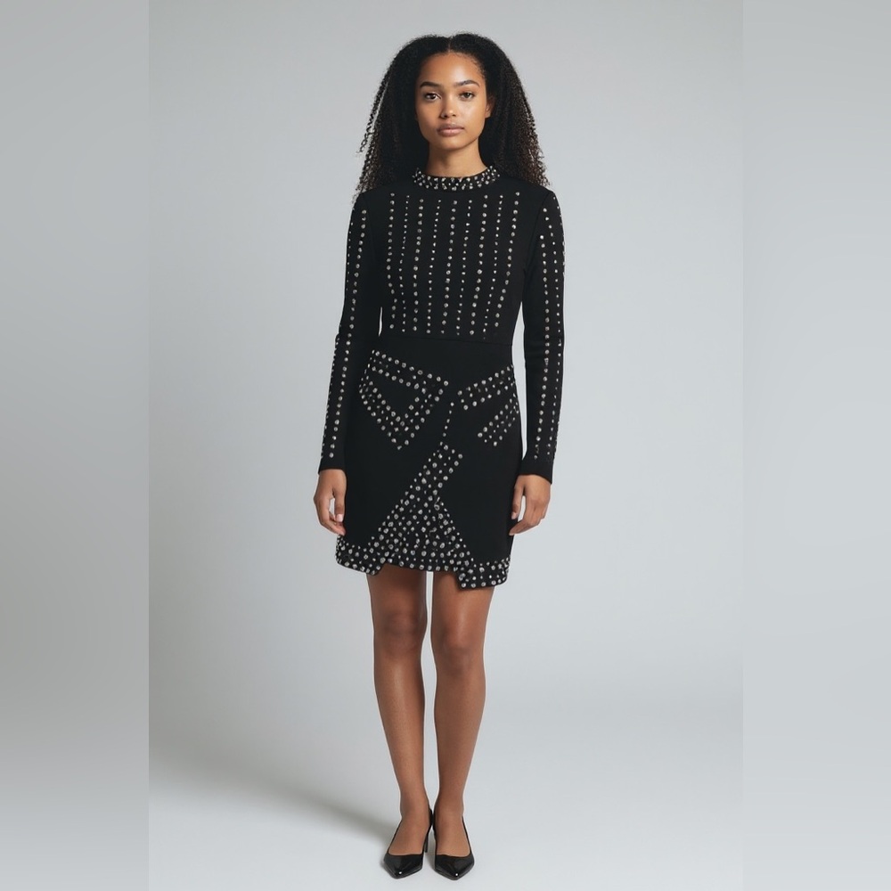 Black Studded Dress